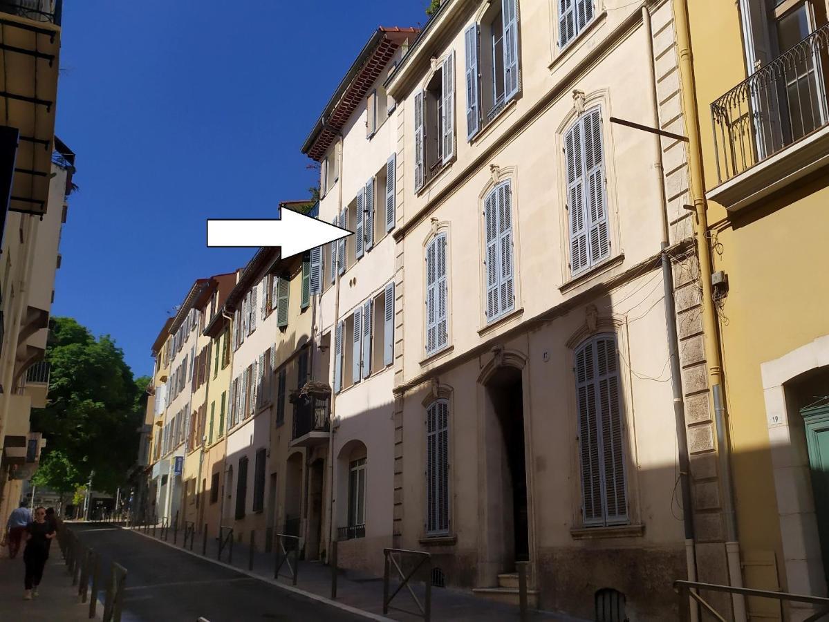 Apartament Grand 2 Pieces Renove Climatise, Vieil Antibes, Proche Port Zewnętrze zdjęcie